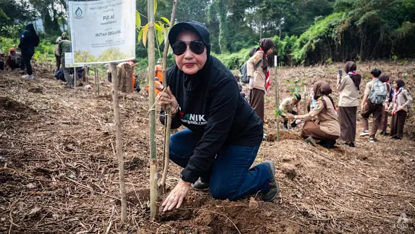 Sunset in the mountains